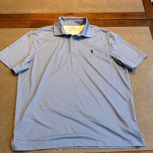 Polo by Ralph Lauren Light Blue Geometric Men's Polo